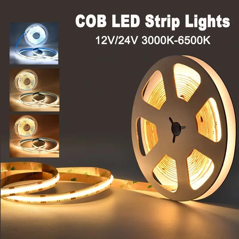 COB LED Ʈ , 320 480 LED, е   ,   LED , Ž , DC12V, 24V, 5M